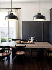 Hanton Nordic Metal Henry Pendant Light - Minimalist Glass And Metal Shade